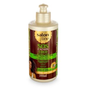 Crema Para Peinar de Coco SOS Cachos Salón line