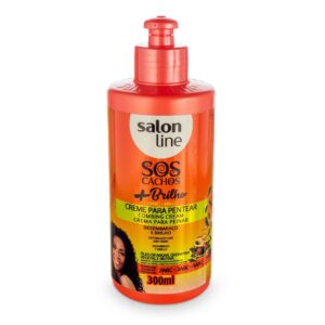 Crema de Peinar Con Brillo SOS Cachos Salón line