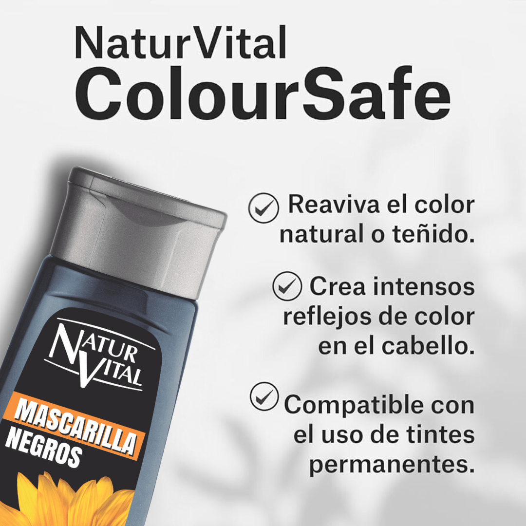 MASCARILLA CAPILAR NEGRO NATURALEZA&VIDA X300ML - Imagen 3
