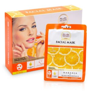 Mascarilla Velo Facial Naranja x1und