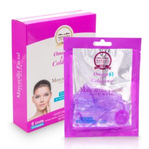 Mascarilla Cristal Omega y Colageno Caja x6