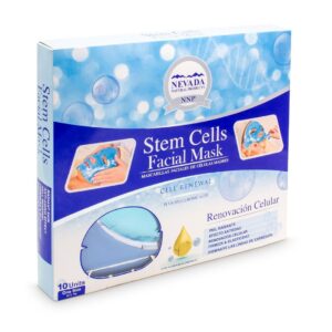 Mascarilla Facial Células Madre y acido hialuronico Caja x10u