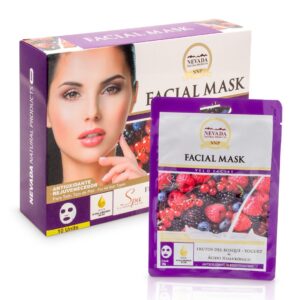 Mascarilla Velo Facial Frutos Del Bosque x Caja