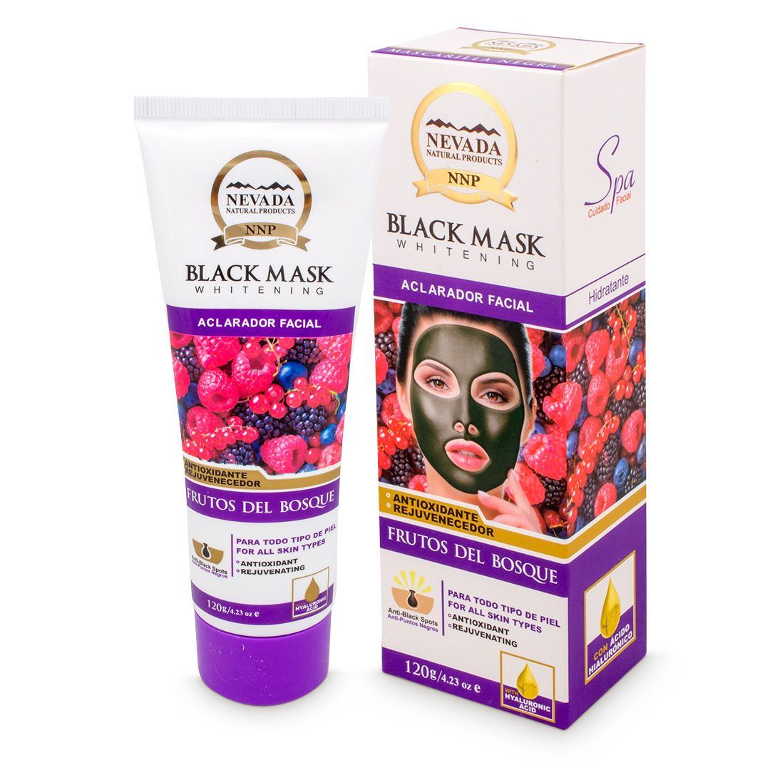Mascarilla hidroplastica Negra Frutos Del Bosque 120gr