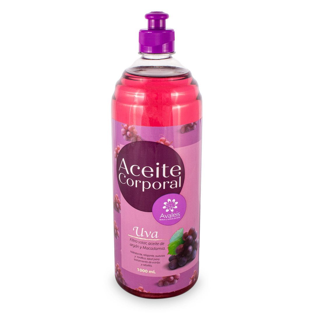 Aceite Corporal Para Masajes de Uva Avaleis