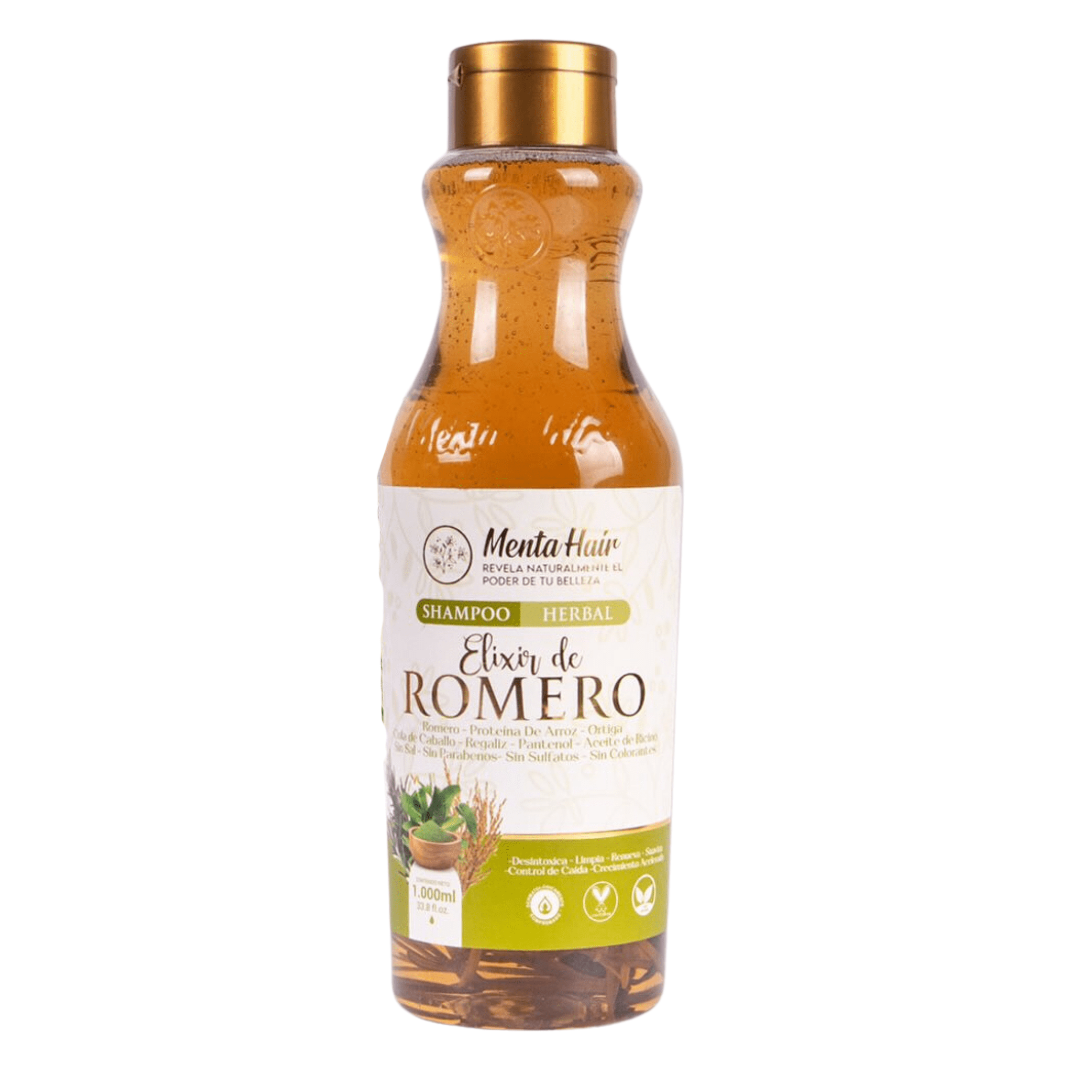 Menta Hair Shampoo Elixir de Romero 1000ml