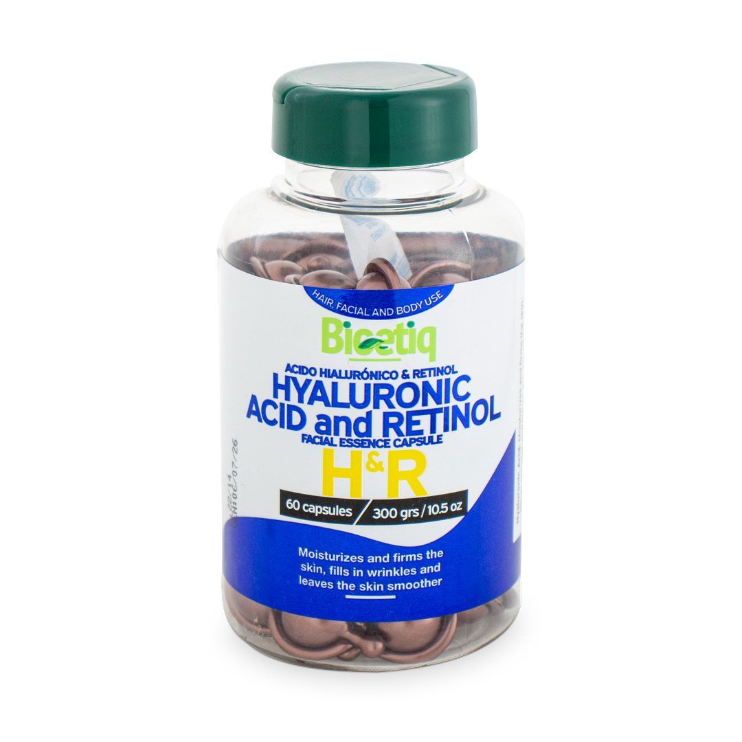 Cápsulas de Ácido Hialurónico y Retinol x60 unidades Bioetiq