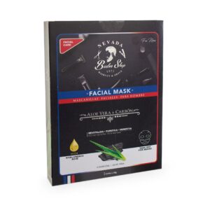 Mascarilla En Velo Para Hombre Carbón Activado x1und