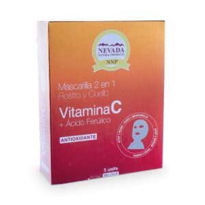 Mascarilla Facial Vitamina C + Acido Ferulico Antioxidante