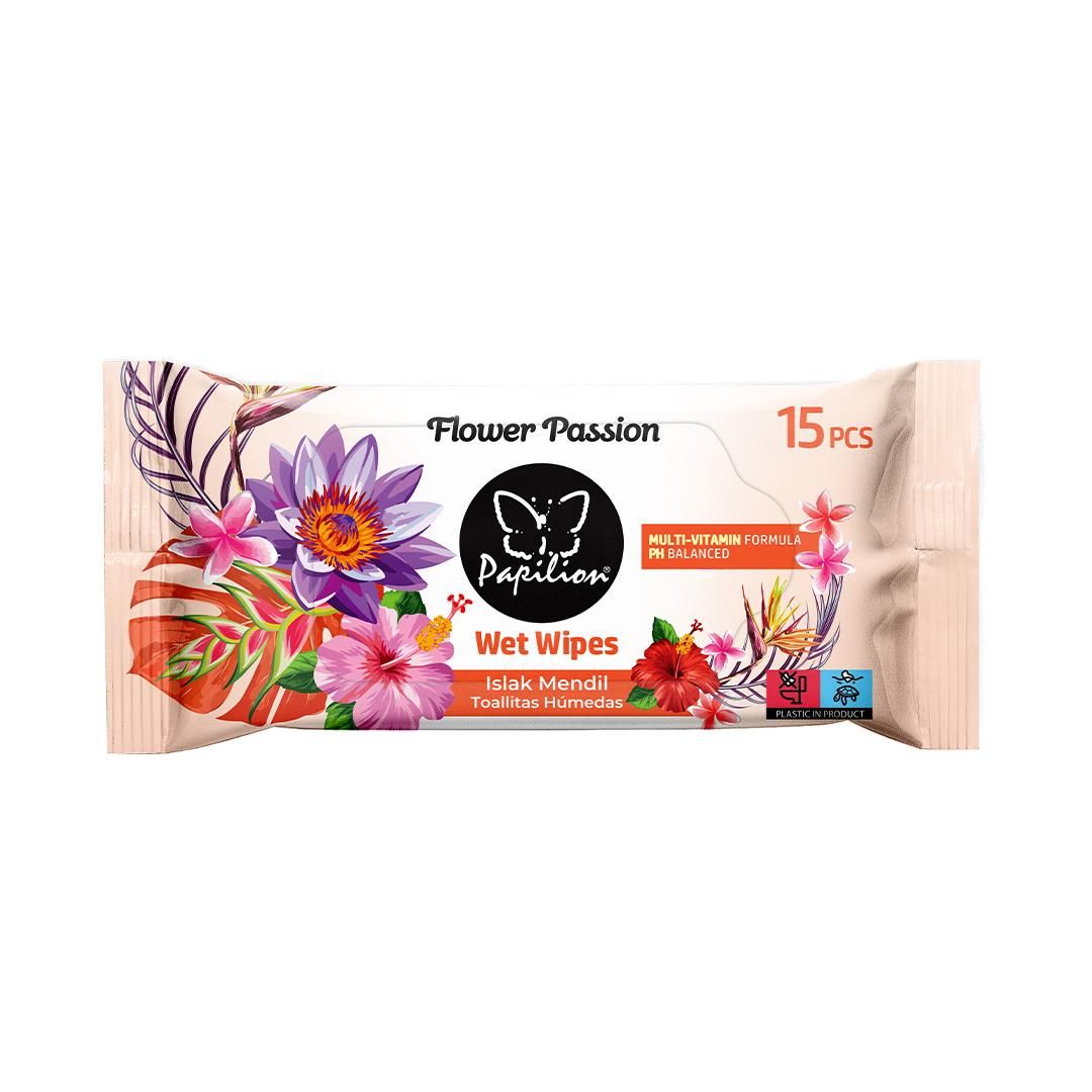 Flor Rosa Pasión 15 Piezas