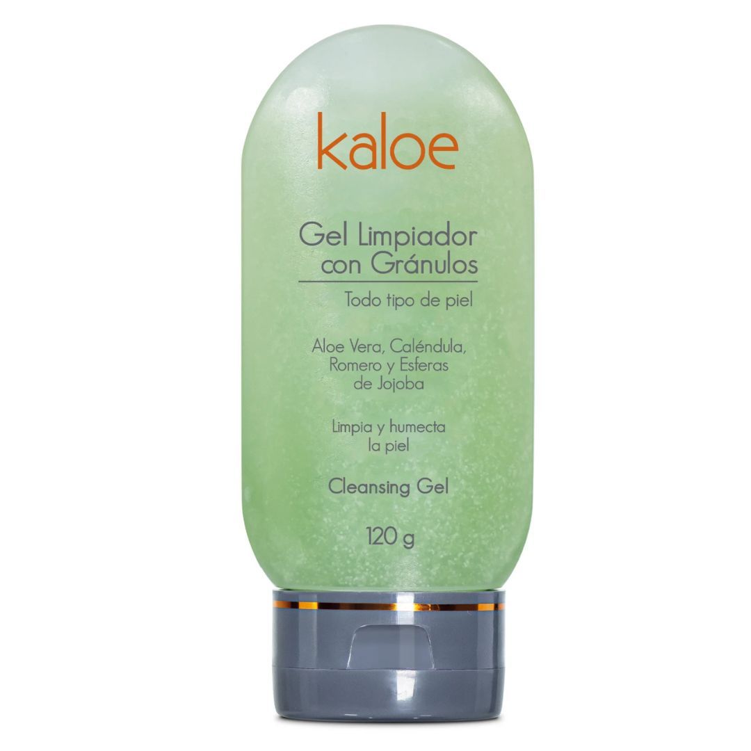 GEL FACIAL CON GRANULOS KALOE X 120 GR