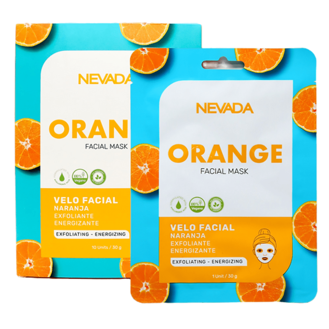 velo mascarilla orange