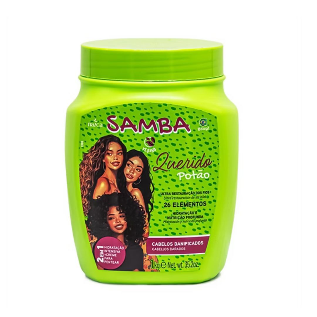 CREMA HIDRATACION Y PETEAR SAMBA QUERIDO POTAO X 1KG