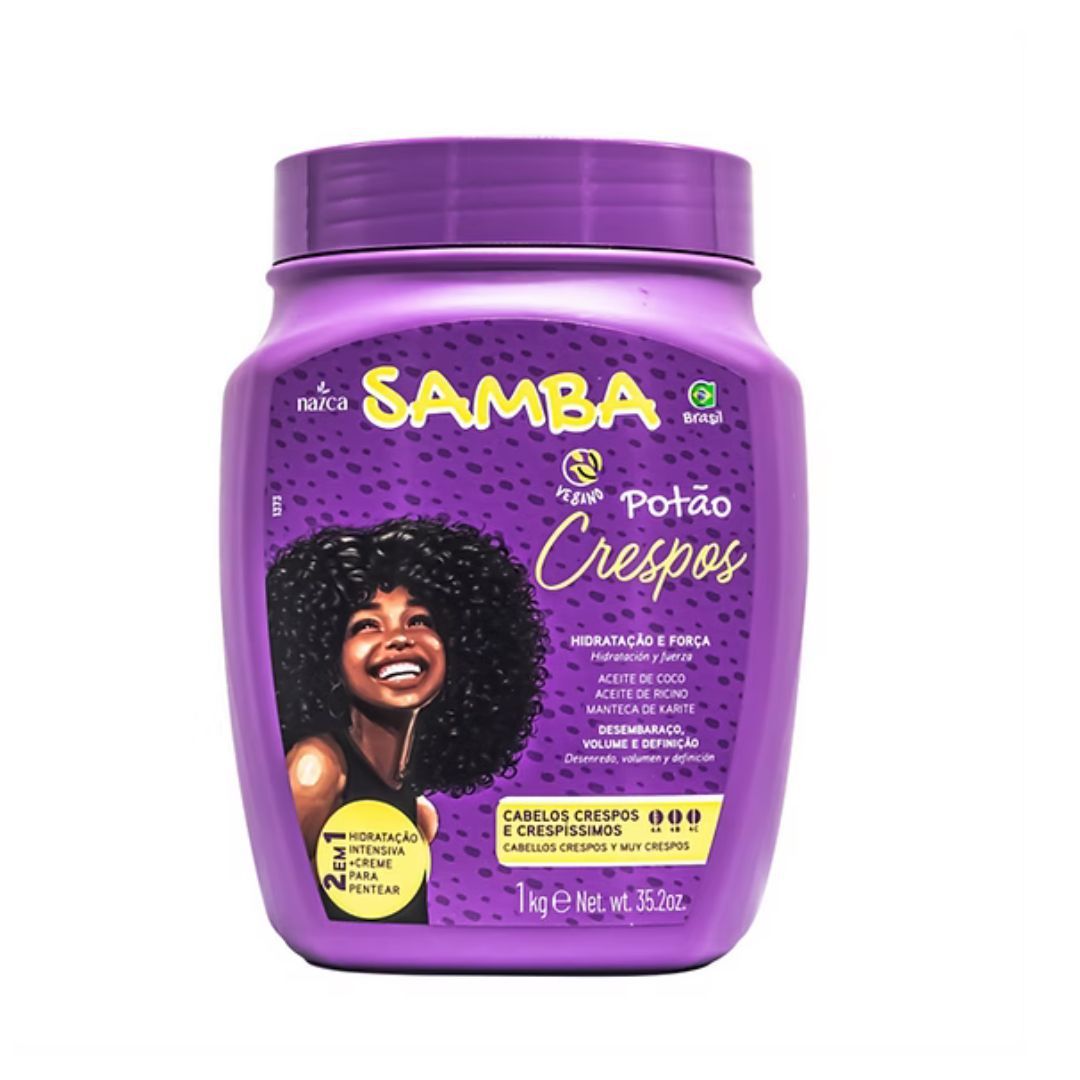 CREMA HIDRATACION Y PETEAR SAMBA POTAO CRESPOS X 1KG