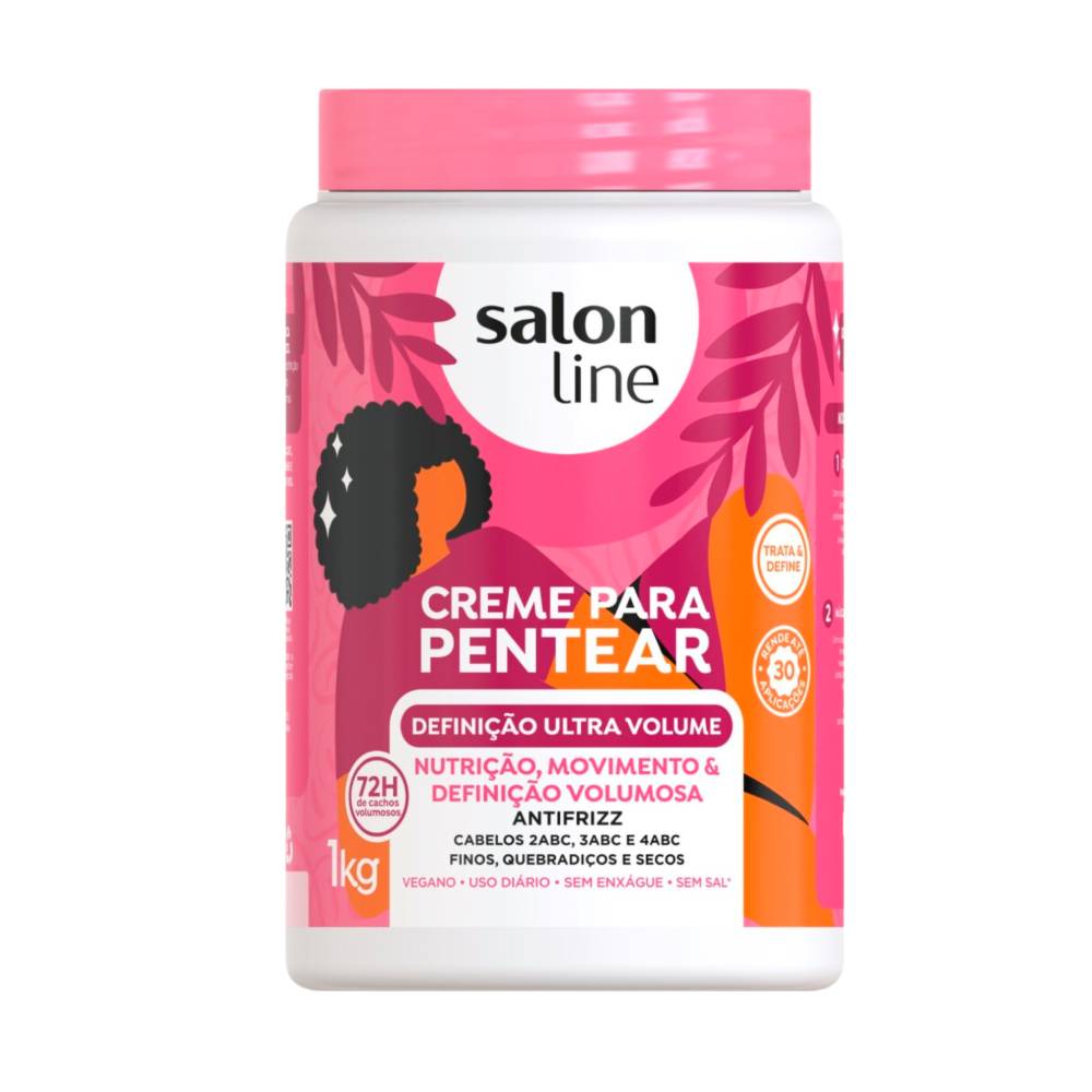 Salón line Crema para peinar Definición Ultra Volumen-1