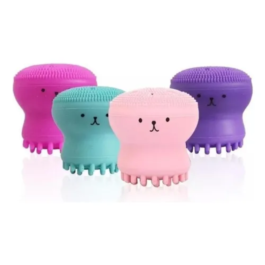 Esponja Silicone Para Limpieza Facial De Pulpo - Imagen 3
