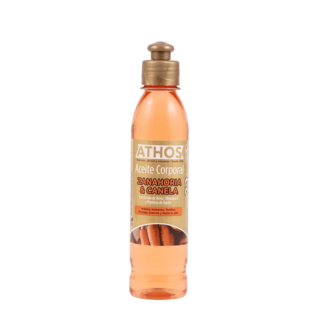 Aceite Corporal con Zanahoria y Canela 120ml Athos